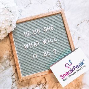 Unopened Sneak Peek Early Gender DNA Home Test 🧬